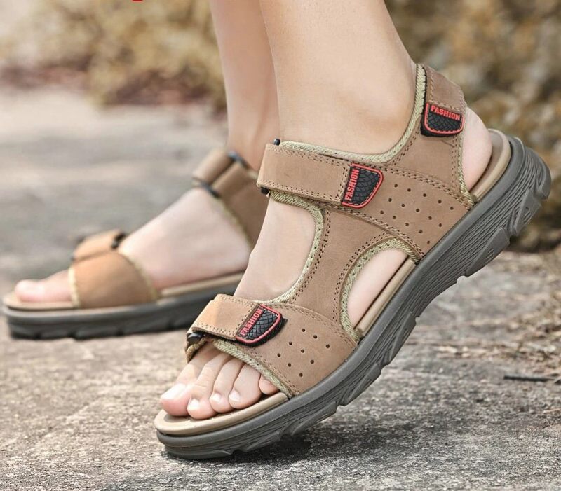 Cacique Vandringssandal För Män - Khaki