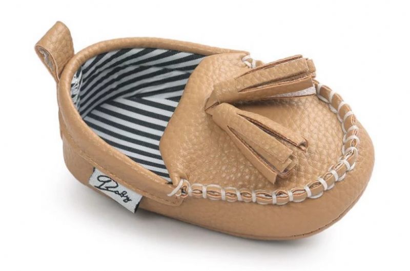 Caleb Baby Pojkar Loafers Casual Skor - Kaki