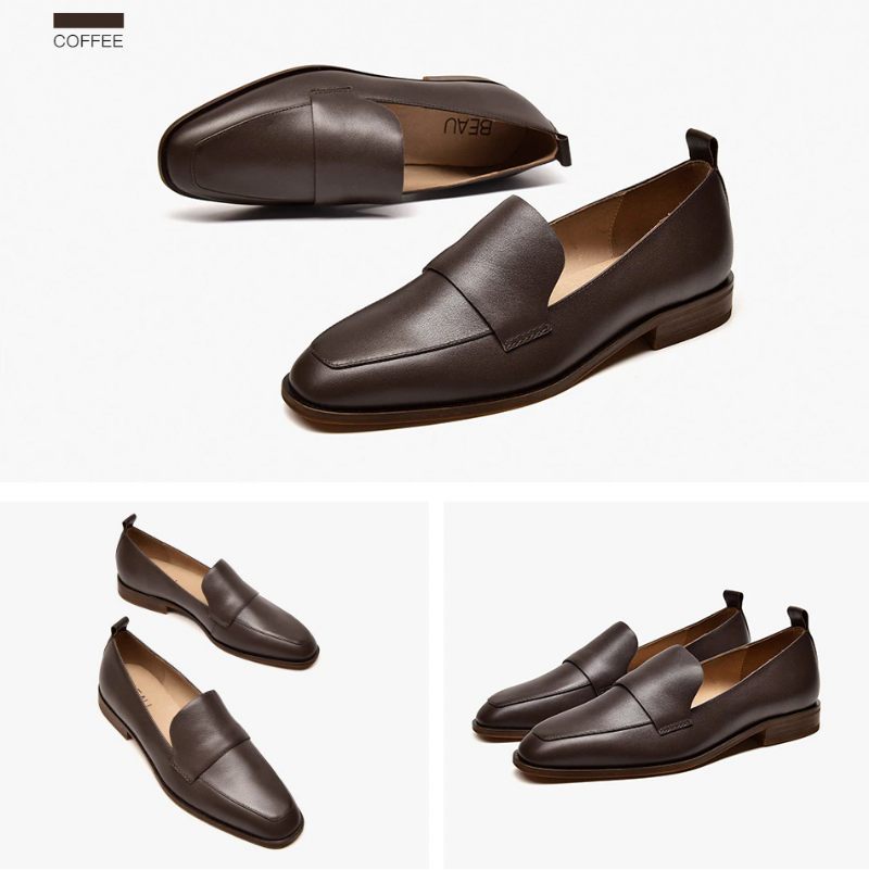 Calixto Casual Slip-on Loafer Skor För Kvinnor - Kaffe