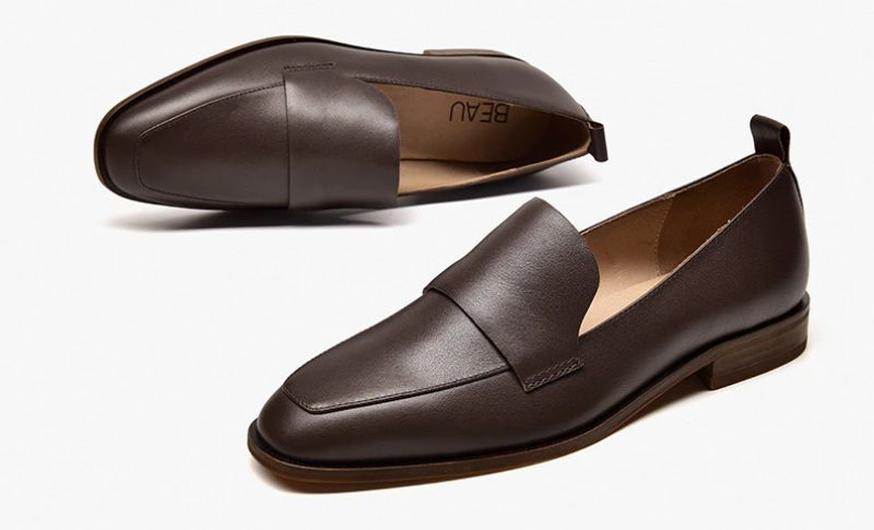 Calixto Casual Slip-on Loafer Skor För Kvinnor - Kaffe