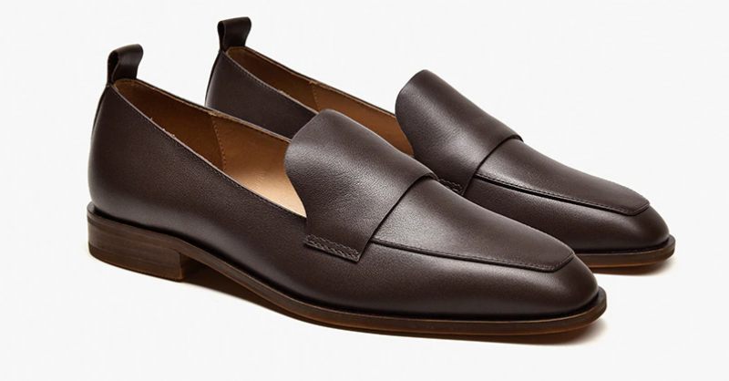Calixto Casual Slip-on Loafer Skor För Kvinnor - Kaffe