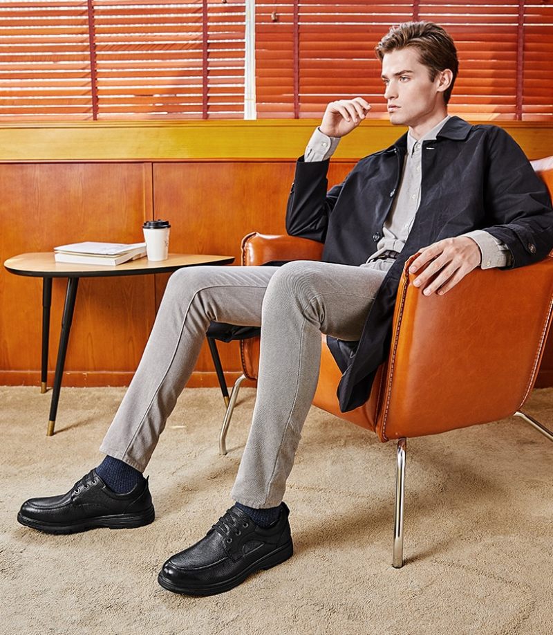 Cambridge Mode Loafer För Män - Svart