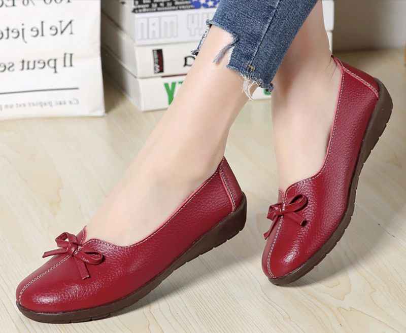 Camelia Dam Loafer Skor - Vinröd