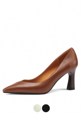 Camelia Kvinnors Fyrkantiga Högklackade Elegant Pumps