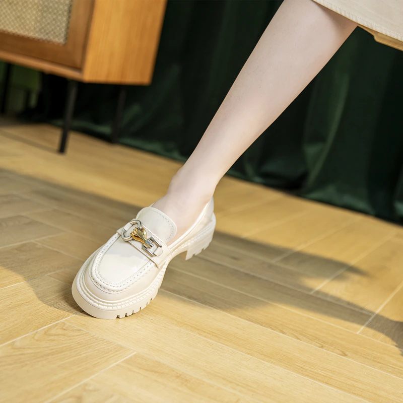 Camila Dam Loafer Skor - Beige