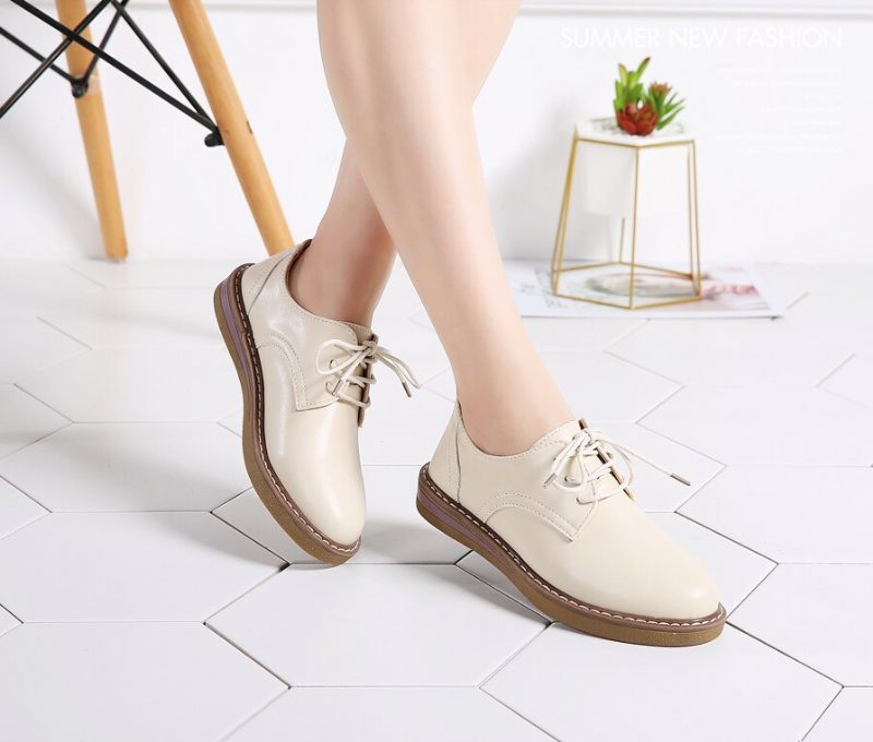 Camile Oxford Loafer Dam - Beige
