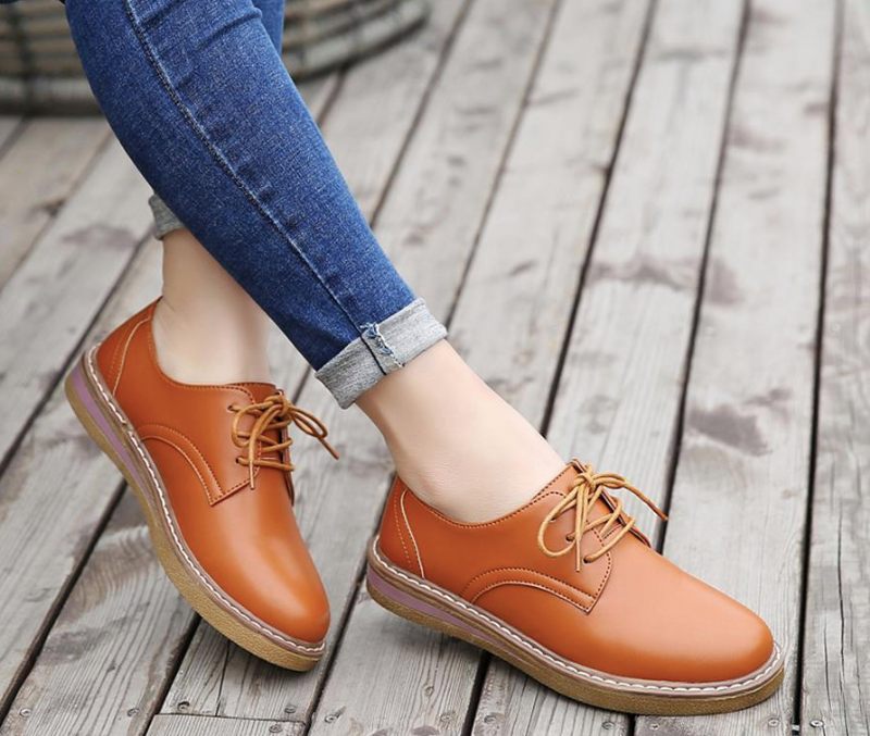 Camile Oxford Loafer Dam - Beige