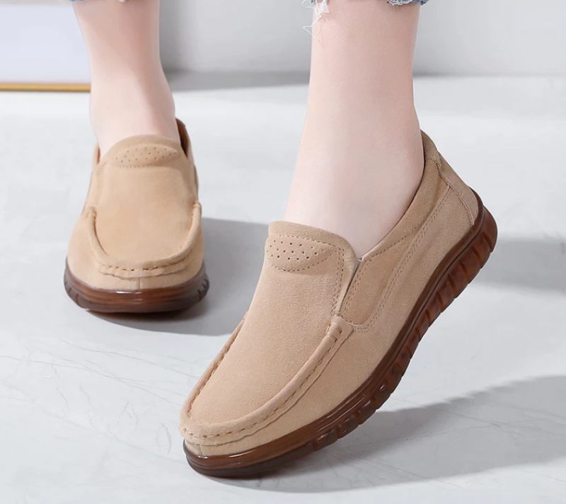 Capra Dam Loafers Skor - Beige