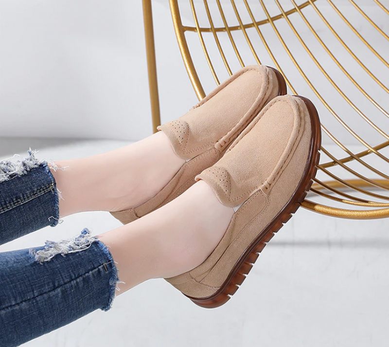 Capra Dam Loafers Skor - Beige