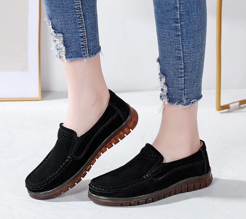 Capra Dam Loafers Skor - Beige