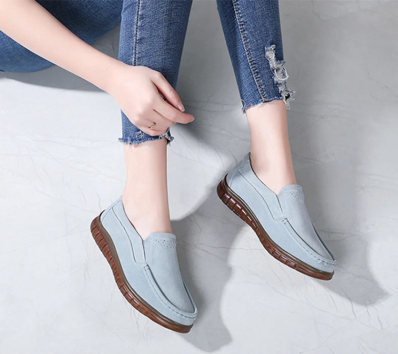 Capra Dam Loafers Skor - Beige