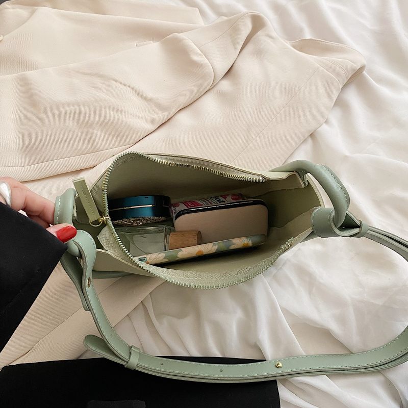 Capricho Crossbody-handväska I Konstläder För Kvinnor - Grön