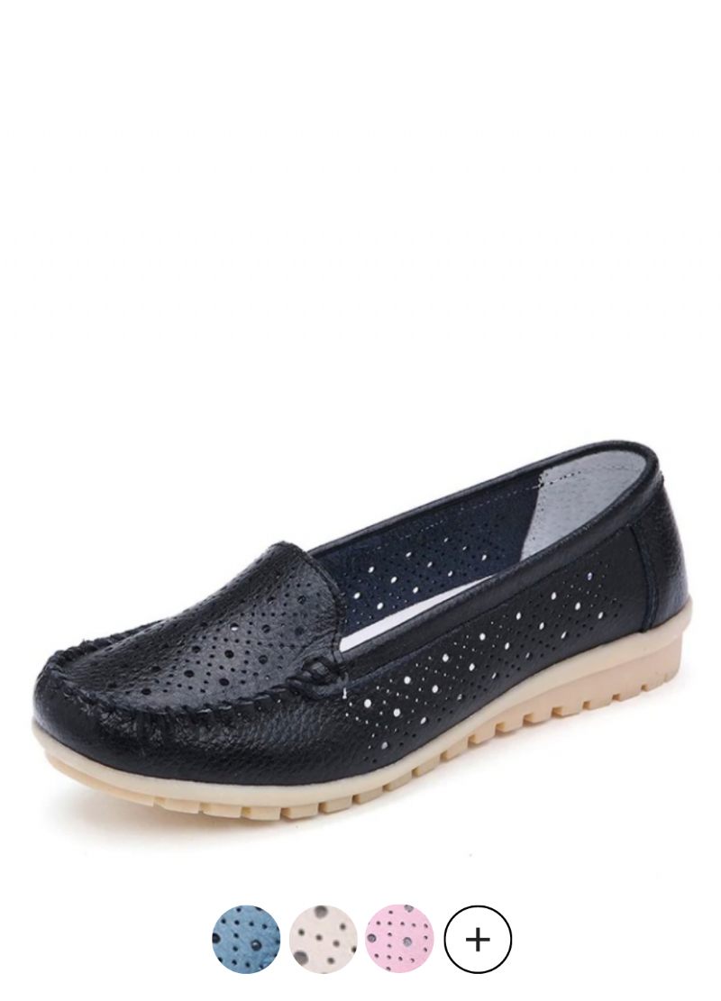 Caracolito Dam Loafer Svarta Skor