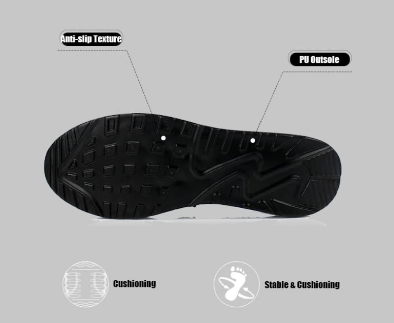 Caridad Platformskor För Kvinnor Andas Svarta Slip On - Svart