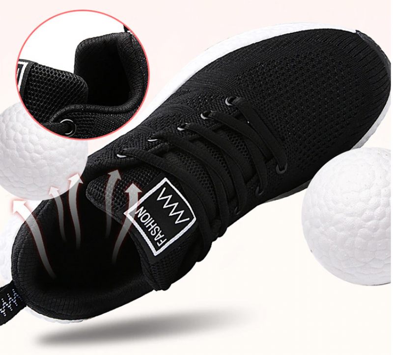 Carlie Sneaker Svarta Skor För Kvinnor - SvartVit