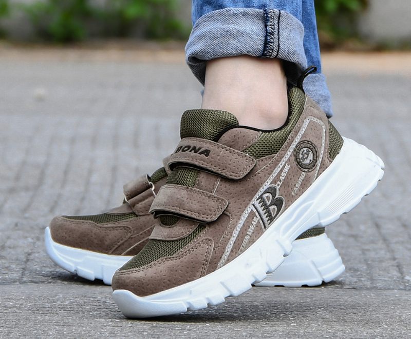 Carlos Pojkar Mode Sneaker - Brun