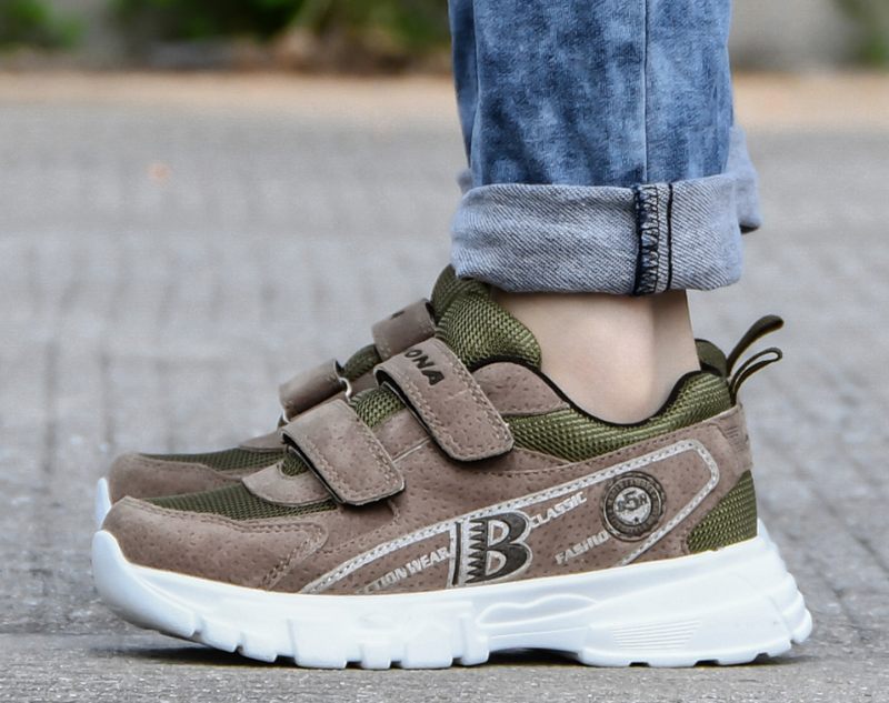 Carlos Pojkar Mode Sneaker - Brun