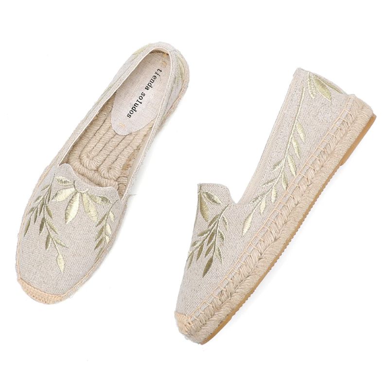 Carmelia Slip On Espadrilles För Kvinnor - Kaki