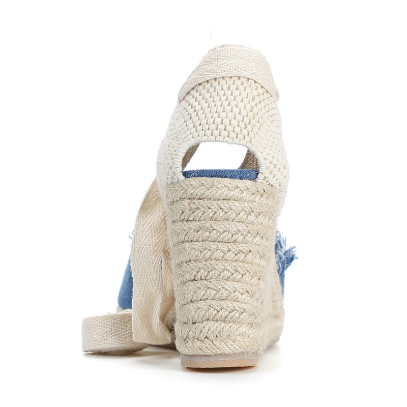 Carmen Espadrilles Dam Ankelrem Kilar - Blå