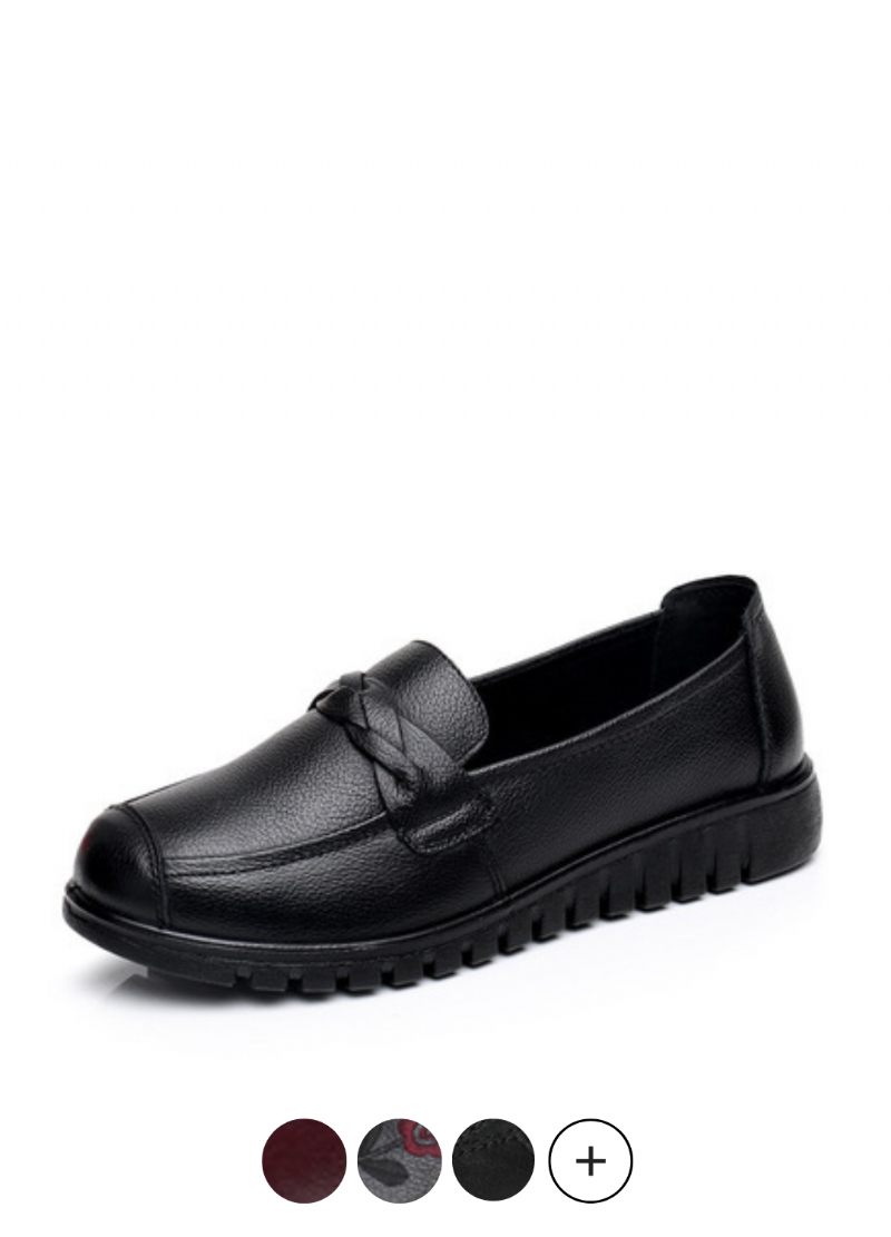 Carmin Loaferskor För Kvinnor