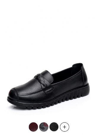 Carmin Loaferskor För Kvinnor