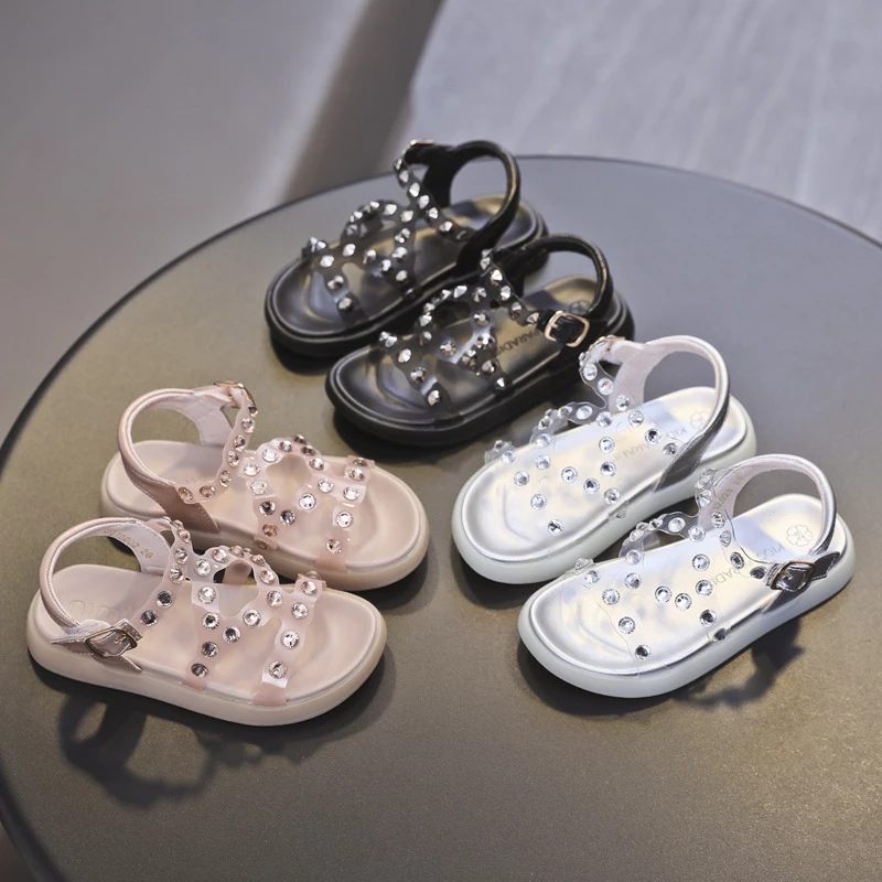 Carol Flickklänning Sandal - Svart