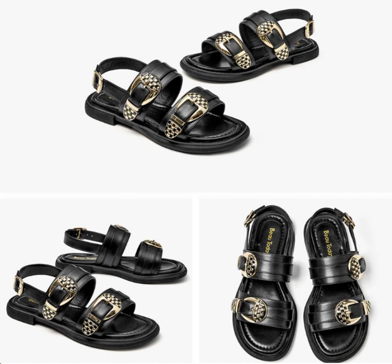 Carole Gladiator Sandaler För Kvinnor Läder - Beige