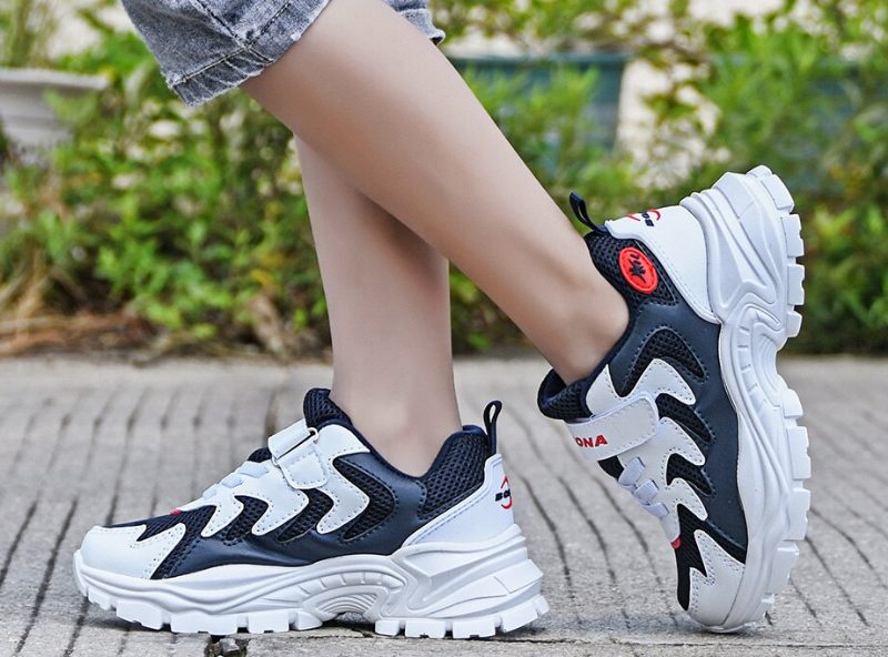 Carson Pojkar Casual Sneakers - Grå