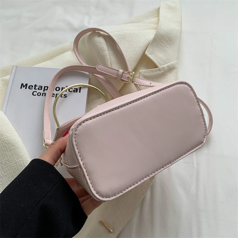 Caruso Crossbody-handväska I Miniläder För Kvinnor - Rosa