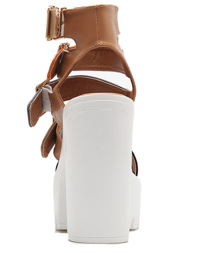 Casandra Dammode Platform Sandal - Brun