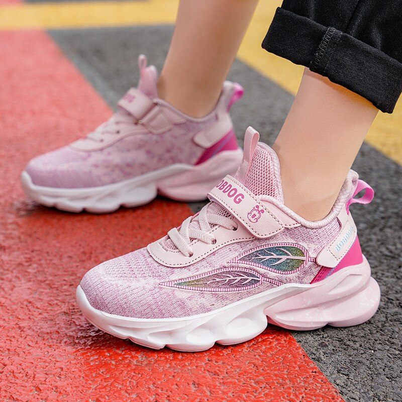 Casual Sneaker För Många Tjejer - Rosa