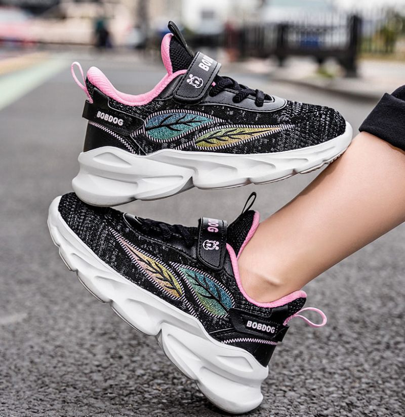 Casual Sneaker För Många Tjejer - Rosa