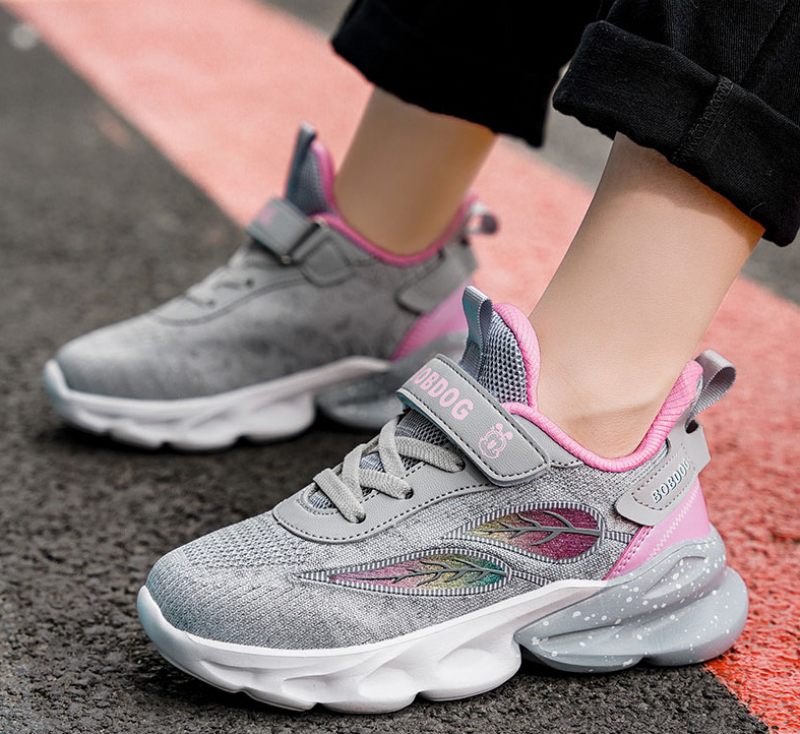 Casual Sneaker För Många Tjejer - Rosa