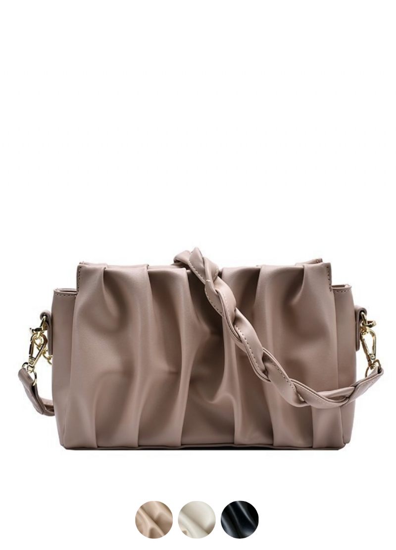Cata Plisserad Crossbody Handväska För Kvinnor