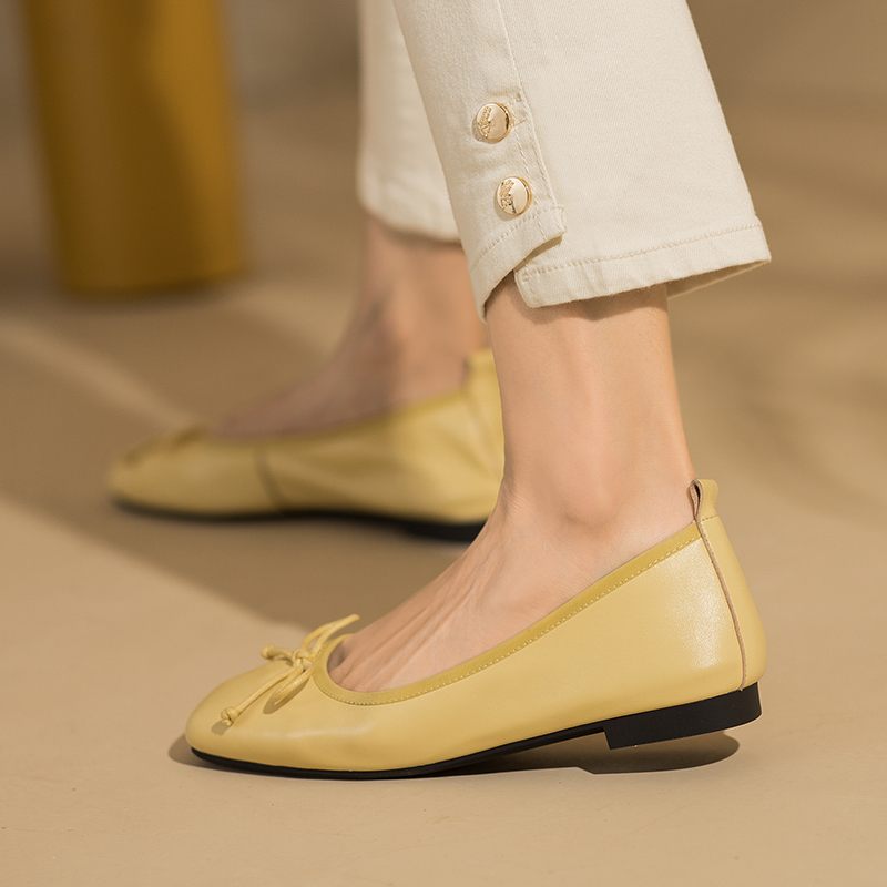 Catalina Kvinnors Slip On Flats - Gul
