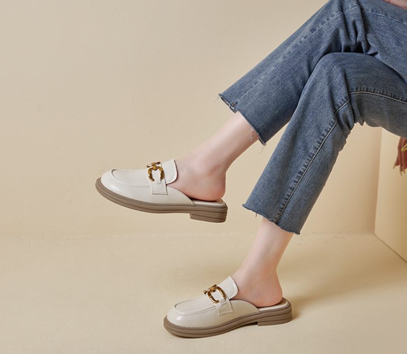 Catalina Mulor För Kvinnor - Beige