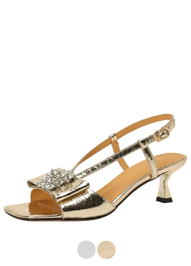 Celina Dres-sandaler I Läder För Kvinnor
