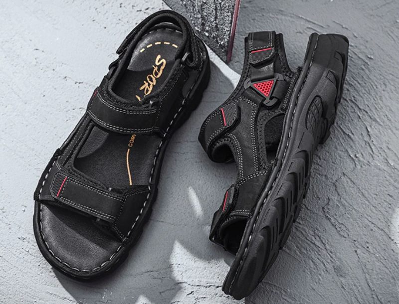 Century Herr Casual Sandaler - Svart