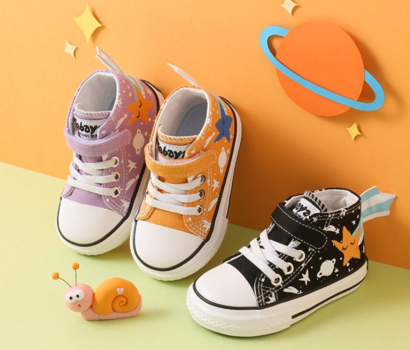 Cerati Unisex High Top Sneaker För Barn - Grön