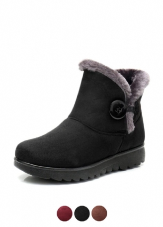 Changae Damplattform Snow Black Booties