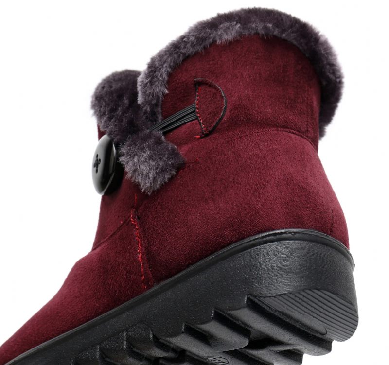 Changae Damplattform Snow Black Booties - Svart