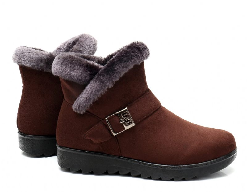 Changae Damplattform Snow Black Booties - Svart