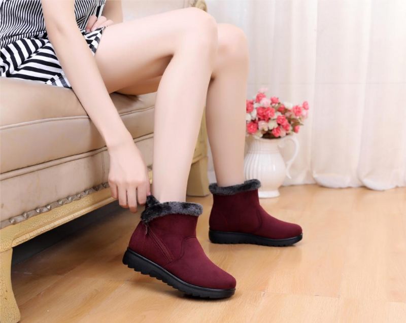Changae Damplattform Snow Black Booties - Svart