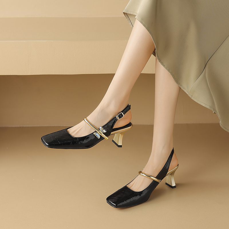 Charlotte Elegant Party Sandaler För Kvinnor - Gyllene