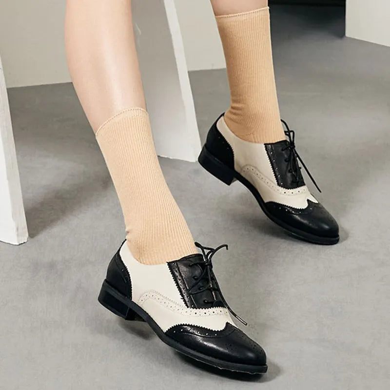 Charly Oxfords För Kvinnor - Silver Vit Rosa