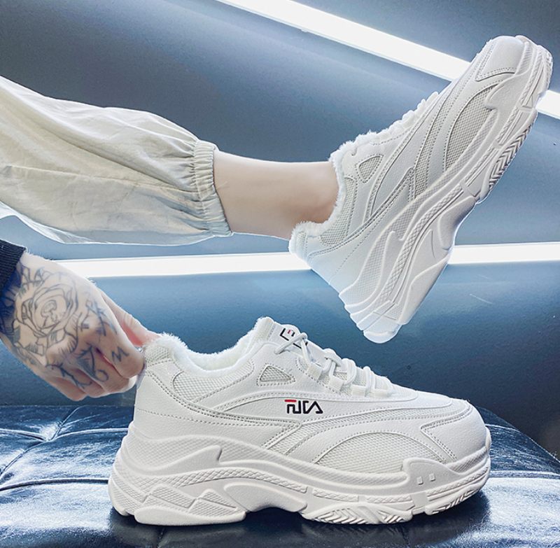 Charly Unisex Sneaker - Vit päls
