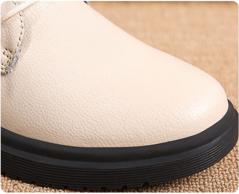 Chaten Oxford Ankelstövlar Med Snörning För Kvinnor - Beige