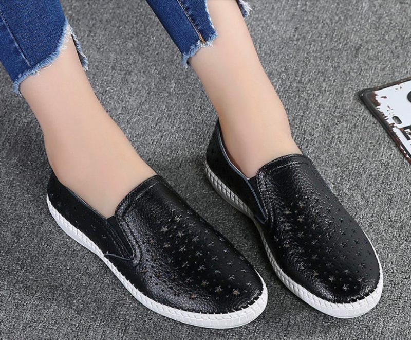 Chiapas Dam Loafer Skor - Svart silver