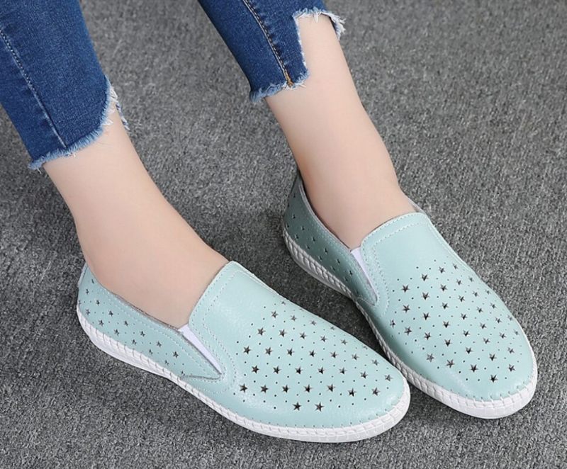 Chiapas Dam Loafer Svarta Skor - Svart grunt