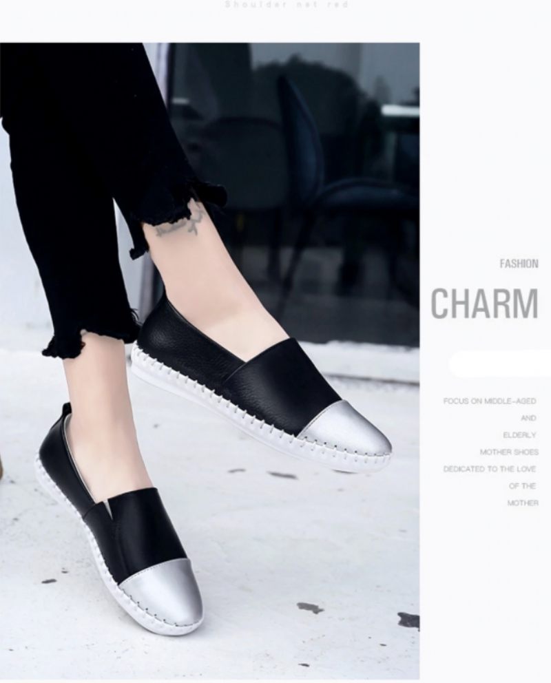 Chiapas Dam Loafer Svarta Skor - Svart grunt